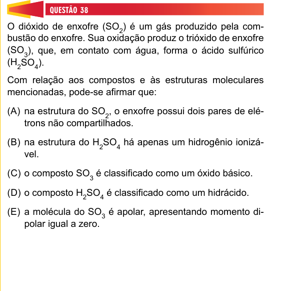 Figura da Questão 38